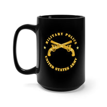 Load image into Gallery viewer, Black Mug 15oz - Emblem - Military Police - US Army - 1
