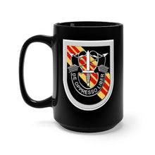Load image into Gallery viewer, Black Mug 15oz - SOF - 5th SFG Flash Vietnam wo Txt V1
