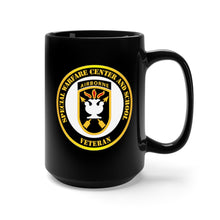 Load image into Gallery viewer, Black Mug 15oz - SOF - JFKSWCS - SSI - Veteran
