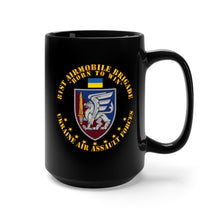 Load image into Gallery viewer, Black Mug 15oz - Ukraine - 81st Airmobile Brigade - Born to Win X 300
