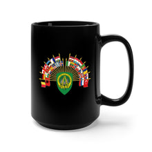 Load image into Gallery viewer, Black Mug 15oz - COA - Supreme Headquarters Allied Powers Europe  wo Txt X 300
