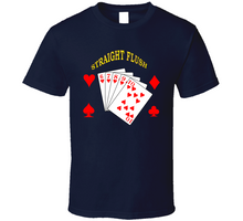 Load image into Gallery viewer, Cards - Hearts 6-10 Straight Flush Classic T Shirt
