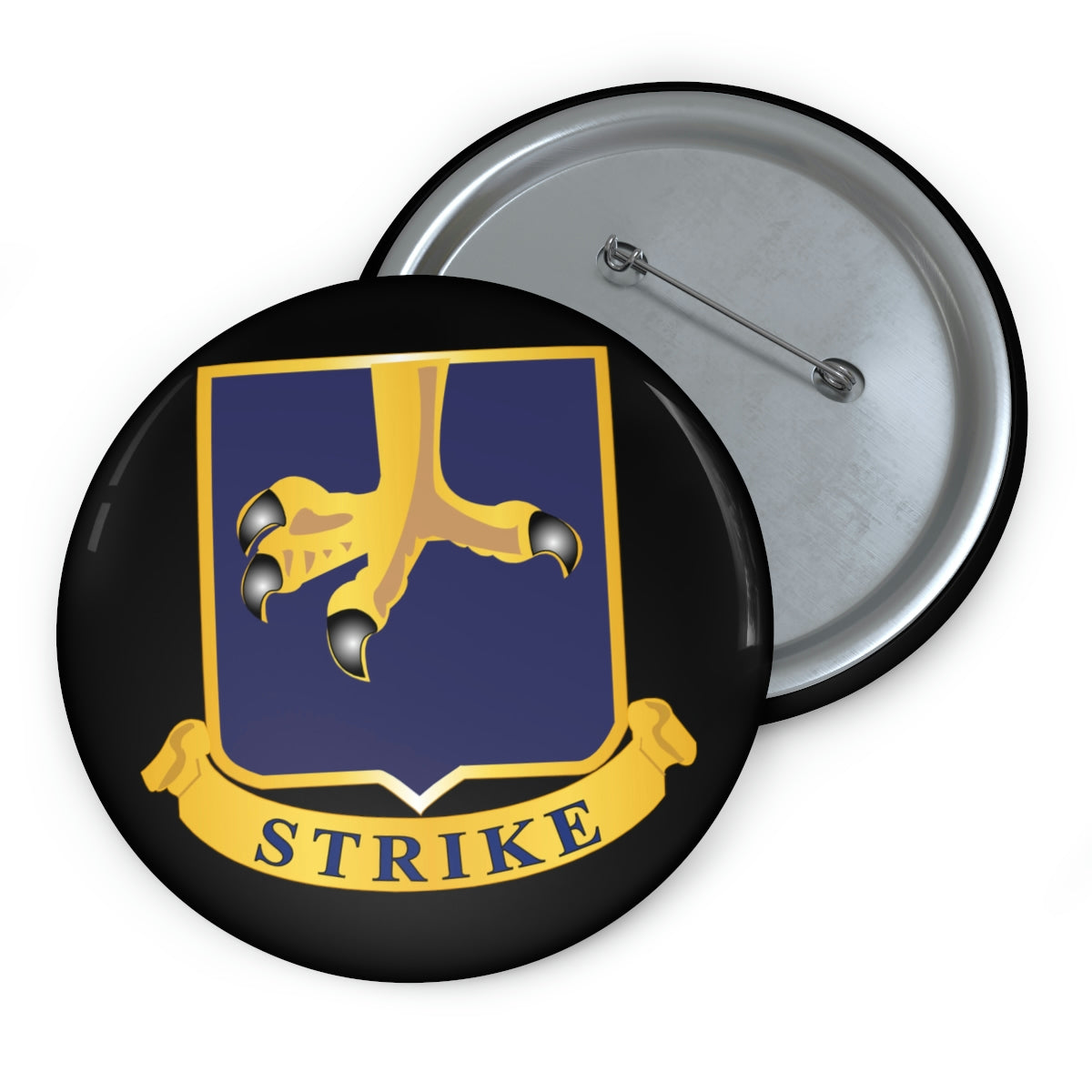 Team Button Army Custom Pin Buttons - Army - 502nd Infantry Regt - DUI wo txt – MIP ...