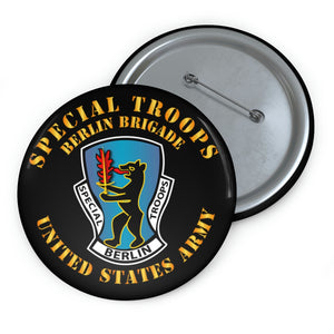 Custom Pin Buttons - Army - Special Troops - Berlin Brigade