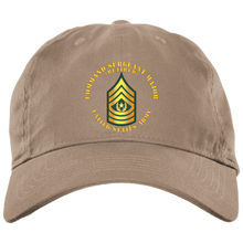 Load image into Gallery viewer, Army - Command Sergeant Major - CSM - Retired BX001 Embroidered Brushed Twill Unstructured Dad Cap
