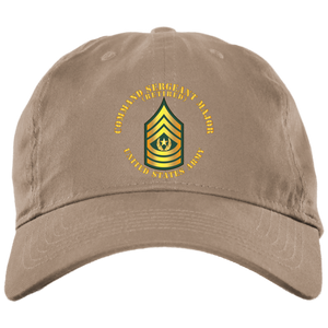 Army - Command Sergeant Major - CSM - Retired BX001 Embroidered Brushed Twill Unstructured Dad Cap