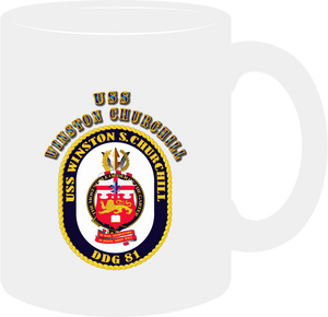 Emblem - USS Winston Churchill - 1 - mug