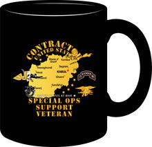 Load image into Gallery viewer, GOVERMENT - Contractor - Special Operation Support Veteran - Afghanistan - Mug
