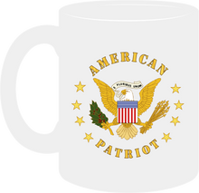 Load image into Gallery viewer, Govt - American Patriot with Color Eagle Center - Stars -  Mug
