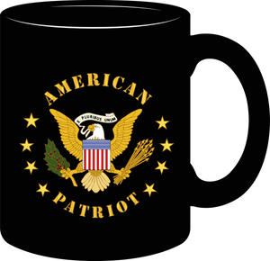 Govt - American Patriot with Color Eagle Center - Stars -  Mug