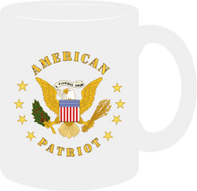 Load image into Gallery viewer, Govt - American Patriot with Color Eagle Center - Stars -  Mug
