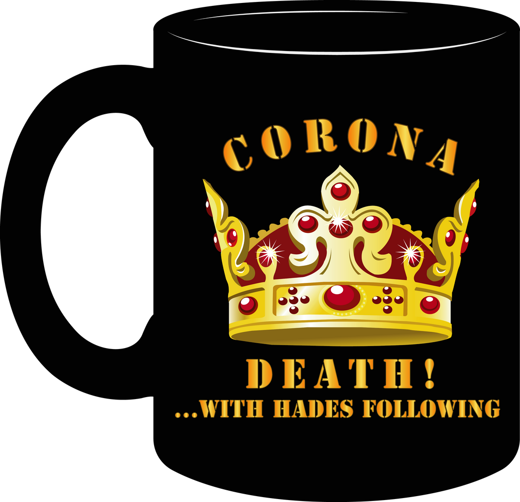 Government - Corona - Death with Hades Following - Mug