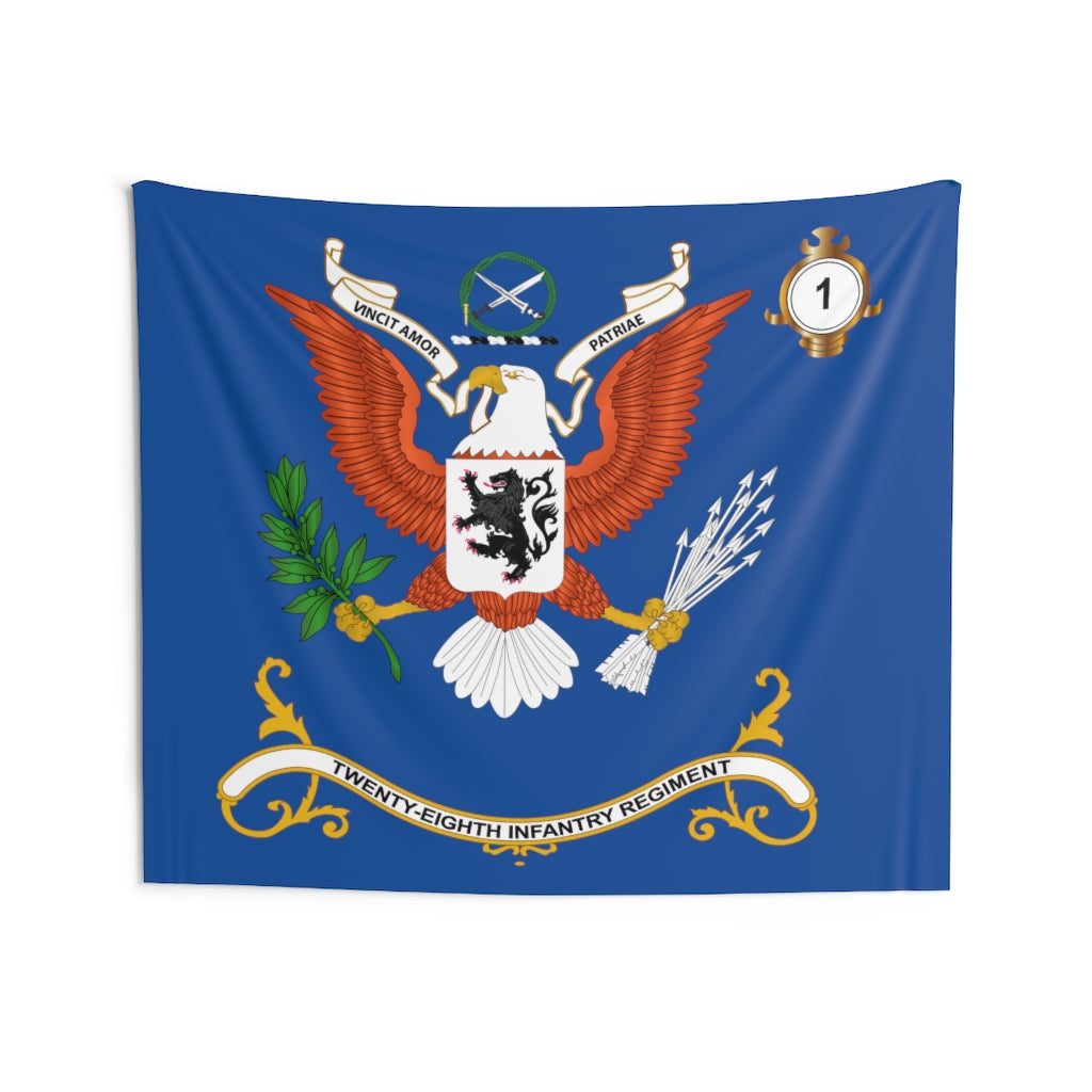 Indoor Wall Tapestries 1st Battalion, 28th Infantry Regiment Vinci