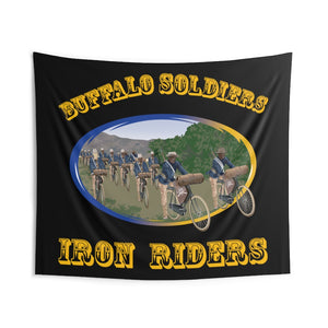 Indoor Wall Tapestries - E Company, 25th Infantry, "Iron Riders", Buffalo Soldier - V2