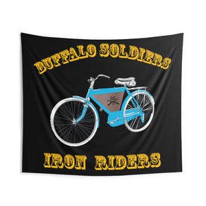 Indoor Wall Tapestries - E Company, 25th Infantry, "Iron Riders", Buffalo Soldier