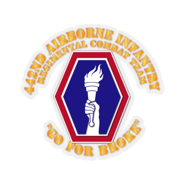 Kiss-Cut Stickers - 442nd Airborne Infantry Regimental Combat Team