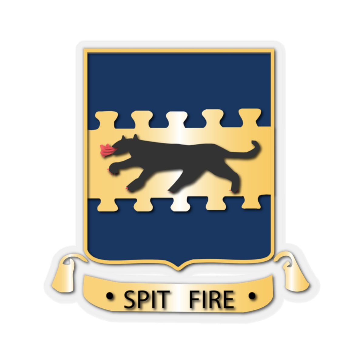 Kiss-Cut Stickers - AAC - 332 FG - Spit Fire - SSI – MIP Brand Store