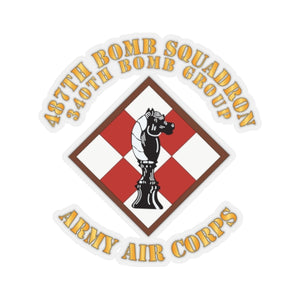 Kiss-Cut Stickers - AAC - 487th Bomb Squadron 340th Bomb Group X 300