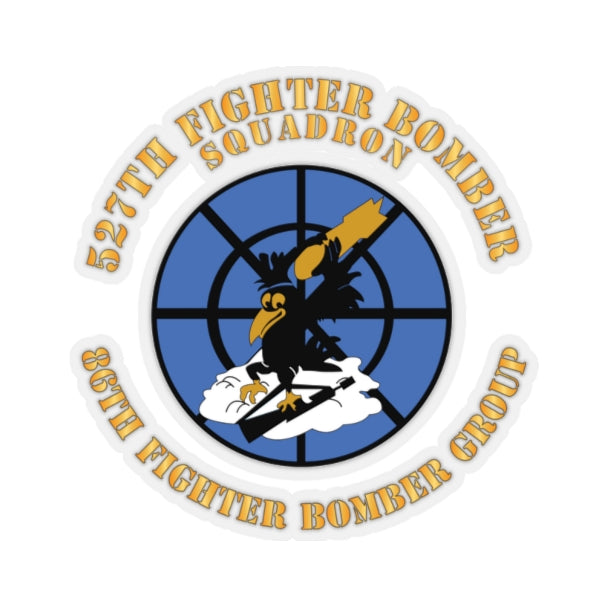 Kiss-Cut Stickers - AAC - 527th Fighter Bomber Sqdrn, 86th Fighter Bomber Group X 300