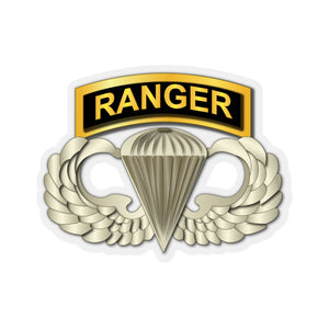 Kiss-Cut Stickers - Airborne Badge - Ranger Tab