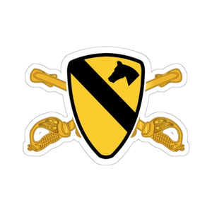 Kiss-Cut Stickers - Army - 1st Cavalry Division - SSI  w Br X 300