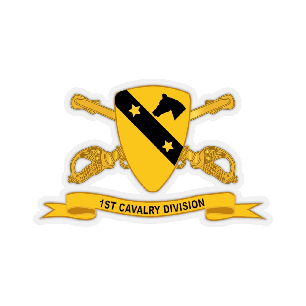 Kiss-Cut Stickers - Army - 1st Cavalry Division w Br - Ribbon – MIP ...