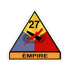 Kiss-Cut Stickers - Army - 27th Armored Division - Empire wo Txt