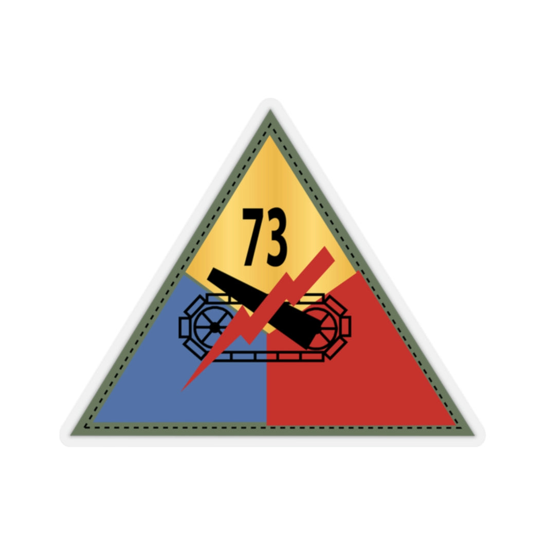 Kiss-Cut Stickers - Army - 73rd Tank Battalion - SSI wo Txt X 300