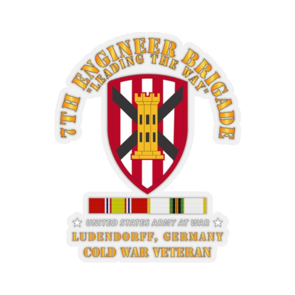 Kiss-Cut Stickers - Army - 7th Engineer Bde - SSI - 1969 Ludendorff, G ...