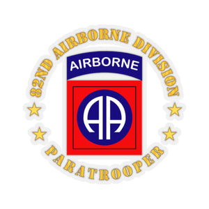 Kiss-Cut Stickers - Army - 82nd Airborne Division - Paratrooper