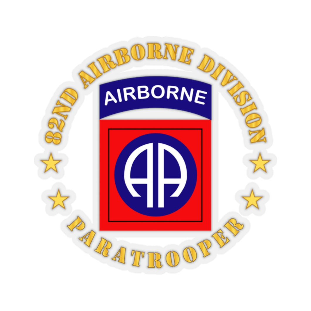 Kiss-Cut Stickers - Army - 82nd Airborne Division - Paratrooper