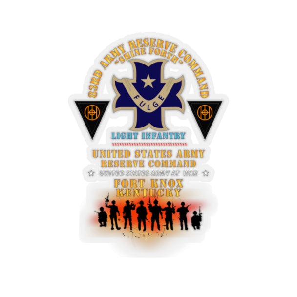Kiss-Cut Stickers - Army - 83rd ARCOM - Fort Knox, KY w DUI X 300 – MIP ...
