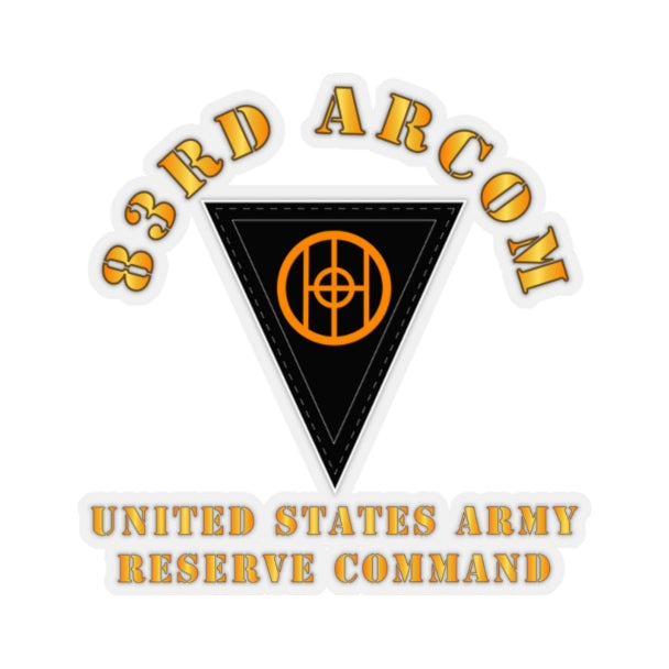 Kiss-Cut Stickers - Army - 83rd ARCOM - USAR  Command X 300