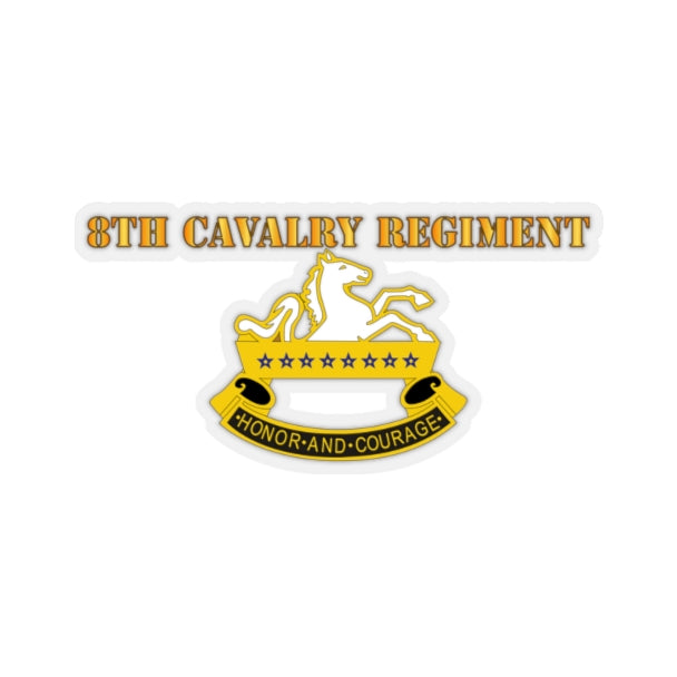 Kiss-Cut Stickers - Army - 8th Cavalry Regiment