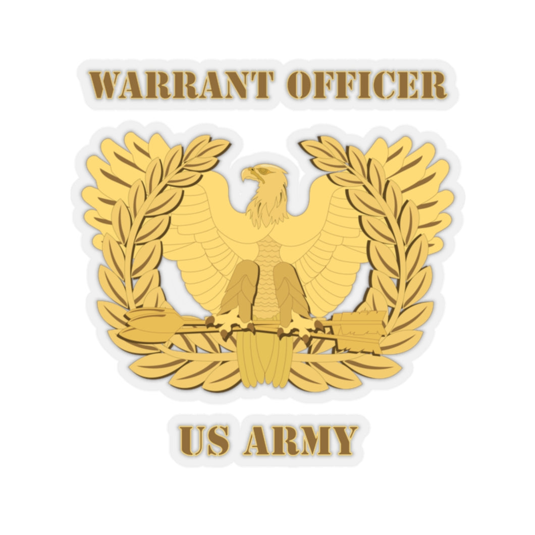 Kiss-Cut Stickers - Army - Emblem - Warrant Officer