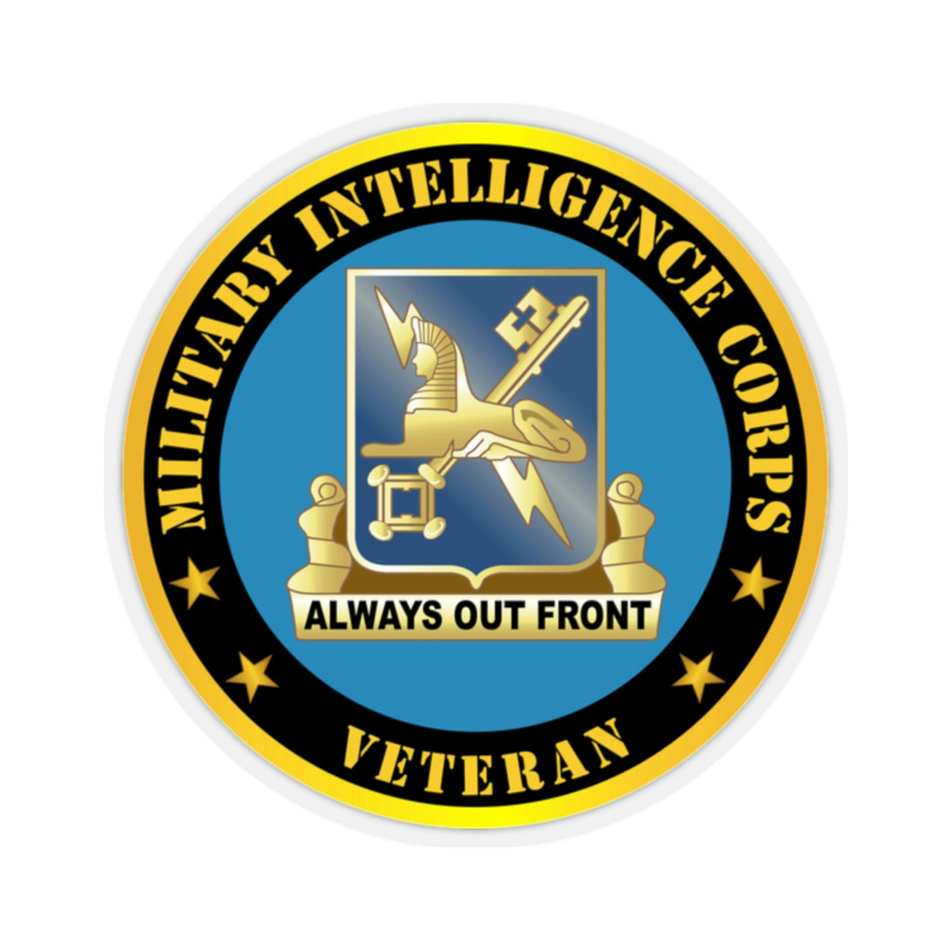 Kiss-Cut Stickers - Army - Military Intellligence Corps Veteran