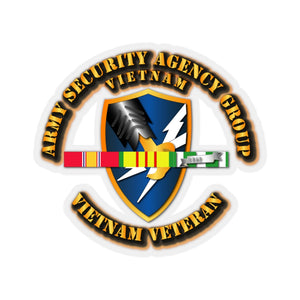 Kiss-Cut Stickers - Army Security Agency Group w SVC Ribbons