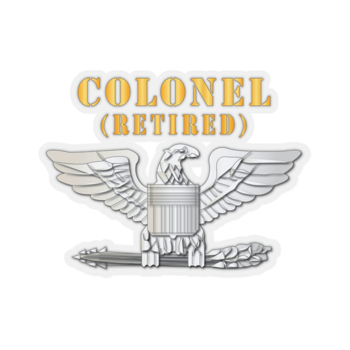 Kiss-Cut Stickers - Colonel - Retired X 300 - Hat – MIP Brand Store