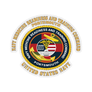 Kiss-Cut Stickers - Navy - Navy Medicine Readiness and Training Command - Portsmouth X 300