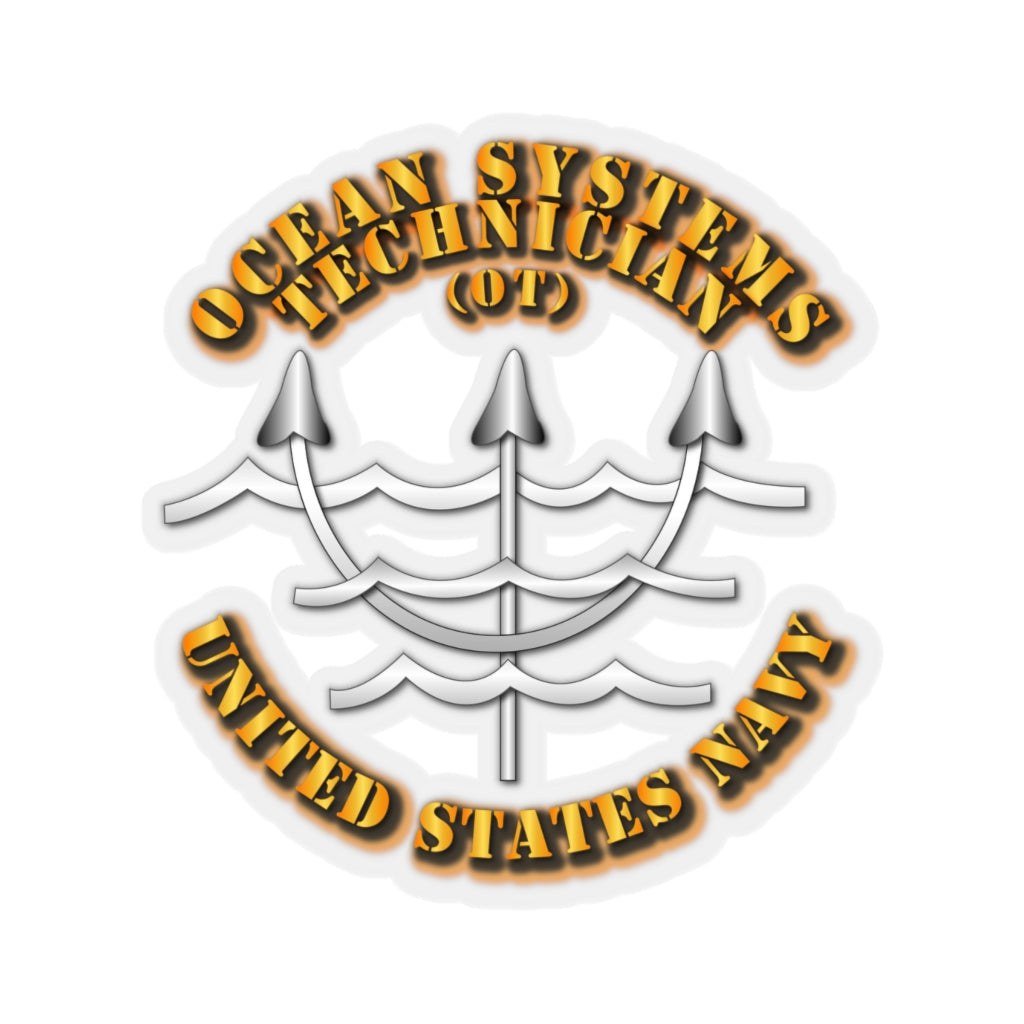 Kiss-Cut Stickers - Navy - Rate - Ocean Systems Technician