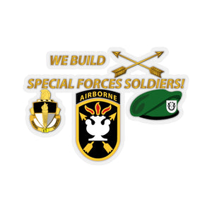 Kiss-Cut Stickers - SOF - We Build SF Soldiers