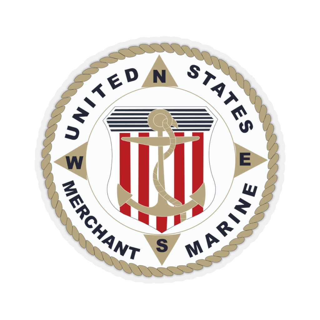 Kiss-Cut Stickers - USMM - United States Merchant Marine Emblem