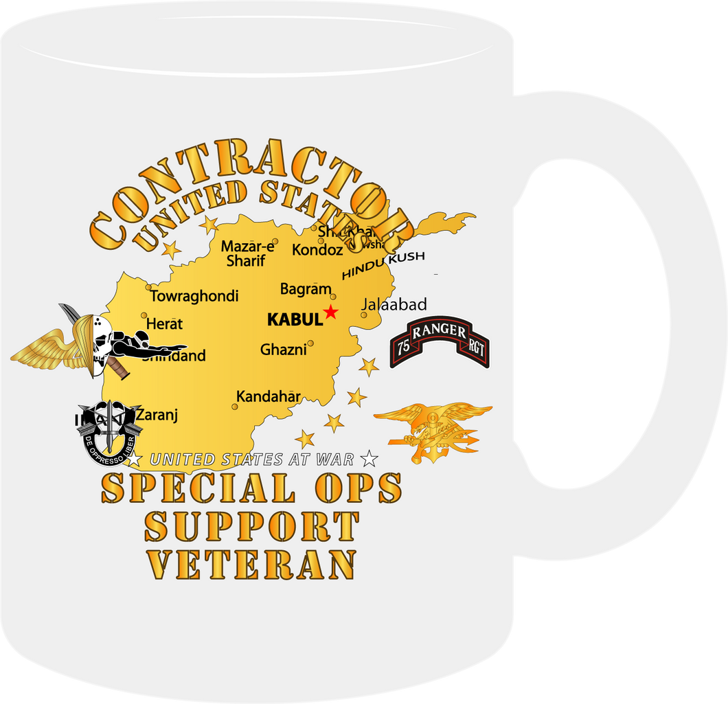 Contractor, Special Ops Support Veteran, Afghanistan - Mug