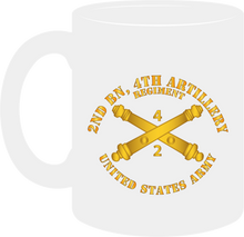 Load image into Gallery viewer, Army - 2nd Battalion 4th Field Artillery Regiment - with Arty Branch - Mug

