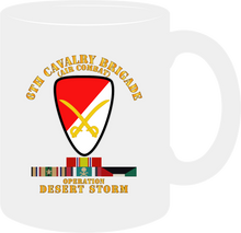 Load image into Gallery viewer, Army - 6th Cavalry Brigade - Desert Storm with Service Ribbons - Mug
