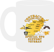 Load image into Gallery viewer, GOVERMENT - Contractor - Special Operation Support Veteran - Afghanistan - Mug
