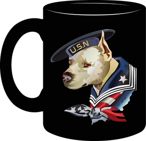 Navy - 1st Watchdog as The Navy Dog - Mug