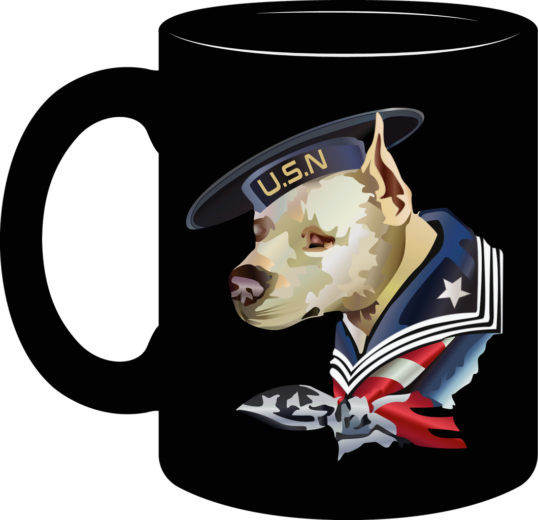 Navy - 1st Watchdog as The Navy Dog - Mug