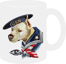 Load image into Gallery viewer, Navy - 1st Watchdog as The Navy Dog - Mug
