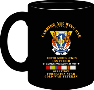 Navy - Carrier Air Wing One - Operation Formation Star - North Korea, Pueblo Siezure Mug